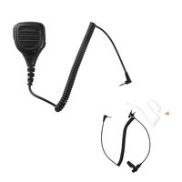 Maxtop APM250ARP35-H2 Heavy Duty Shoulder Speaker Microphone for Hytera with Receiving Only Earpiece