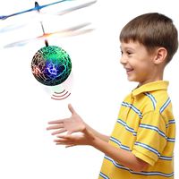 Fricon Toys for 3-15 Year Old Girls, LED Lights Colorful Flying Ball Boys Toys Age 3-15 Gifts for 3-15 Year Old Girls Gifts Boys Age 3-15 Purple KMUSQ05