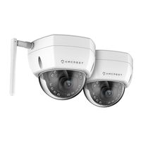 2-Pack Amcrest ProHD Fixed Outdoor 4-Megapixel (2688 x 1520P) Wi-Fi Vandal Dome IP Security Camera - IP67 Weatherproof, IK10 Vandal-Proof, 4MP (2688 x 1520P), IP4M-1028W (White)