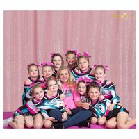 Baby Pink Glitter Backdrop Curtain 8FTx8FT-SEQUIN Backdrop Curtain Shimmer Curtains for Backdrop-0726E