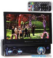 Soundstream VR-75XB In-Dash 1-DIN 7" LCD Screen DVD, CD/MP3, AM/FM Receiver with Bluetooth 4.0 & SiriusXM Ready