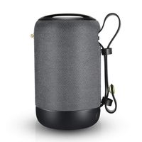 Bluetooth Speakers Portable, IPX56 Waterproof Speaker Wireless, 20W Dual Drivers, HD Surround Sound, Built in Mic, TF/AUX/USB Port, Auto Off, Perfect Loud Speaker for Home Travel Beach Party(Gray)