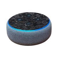 MightySkins Skin Compatible with Amazon Echo Dot (3rd Gen) - Onyx Marble | Protective, Durable, and Unique Vinyl Decal wrap Cover | Easy to Apply, Remove, and Change Styles | Made in The USA