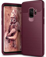 Caseology Vault for Galaxy S9 Case (2018) - Rugged Matte Finish - Burgundy