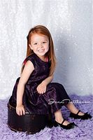 TRLYC 3Ft7Ft White Sequin Photography Backdrop For Wedding/Party