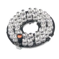 uxcell® CCD CCTV Camera 5mm Red 36-LED Lamp 80 Degree IR Infrared Board