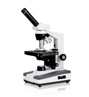Vision Scientific VME0009-RC Microscope, 40x - 1000x, LED Illumination with Intensity Control, Abbe Condenser, Mechanical Stage, Coarse and Fine Focus, 110V or Cordless Rechargeable Battery