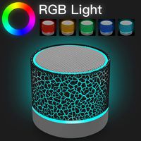 Portable Wireless Mini Bluetooth Speaker,AICase Super Bass Stereo Rechargeable Speaker with LED Lights