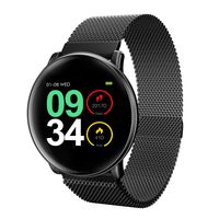 Smart Watch,UMIDIGI Uwatch2 Smartwatch Compatible with iOS, Android, Waterproof IP67, Fitness Activity Tracker Heart Rate, Calorie Counter Pedometer Watch for Men, Women and Kids (Black)