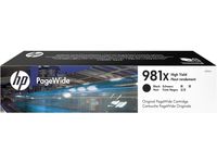 HP 981X High Yield Black Original PageWide Cartridge (L0R12A)