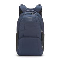 Pacsafe Metrosafe LS450 25 Liter Anti Theft Laptop Backpack - with Padded 15" Laptop Sleeve, Adjustable Shoulder Straps, Patented Security Technology (Deep Navy)