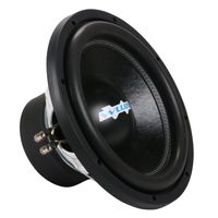 WLLDSE 12 Inch 1350 Watt Peak Momentary Power Dual 4 Ohm Car Subwoofer, White