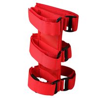 Rugged Ridge 13305.20 Red Roll Bar Fire Extinguisher Holder