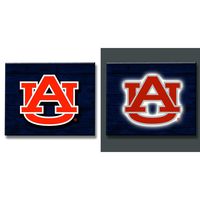 Team Sports America Auburn Tigers LED Metal Wall Art