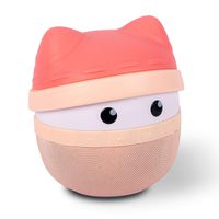 Portable Bluetooth Speaker Asimom Rhyme, Stereo Pairing Speaker, 15H Playing, High Definition Sound, Cute Wireless Speaker, Ideal Gift for Girls and Kids (Lotus Pink)