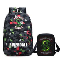 Man Woman Riverdale Laptop Backpack + Lunch box bag for Work Travel Office Outdoor