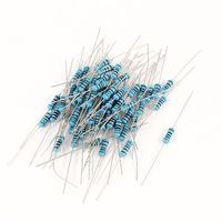 uxcell 60 Pcs Axial Lead 1% Colored Ring Metal Film Resistor 560Ohm 1/2W