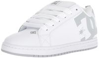 DC Men's Court Graffik SE Skate Shoe, white/grey/grey, 13 Medium US