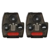 KeylessOption Keyless Entry Remote Car Key Fob Case Button Pad Outer Shell For OUCG8D-380H-A (Pack of 2)