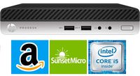 HP EliteDesk 800 35W G4 Mini Desktop Black (Intel i5-8500T 6-Core, 16GB RAM, 1TB PCIe SSD, Intel UHD 630, WiFi, Bluetooth, 6xUSB 3.1, 3xDP Port, Win 10 Pro)