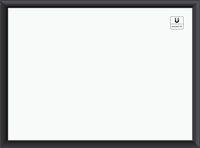 U Brands Magnetic Dry Erase Board, 24 x 18 Inches, Black Aluminum Frame (2894U00-01)