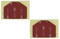 SGGC3MVHB - (2) Black 3M Glass VHB Adhesive Pads for Street Guardian SG9665GC, SGGCX2, SGGCX2PRO DashCam Mount