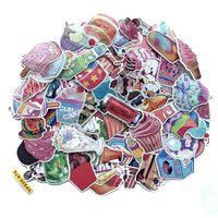 Waterproof Stickers Set,Skateboard Guitar Travel Case Sticker Door Laptop Luggage Car Bike Bicycle Stickers (70pcs)