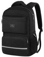 Middle School Backpack, Waterproof High School Student Laptop Backpacks for Women, Men, Boys and Girls, Cute Lightweight Computer Bookbag Fits 15 Inch Laptop and Notebook, Black