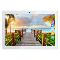 Kivors 3G Touch Tablet 10.1 Inch - Android 7.0-1G RAM + 16GB ROM - 2.5D Curve Screen - 800 x 1280 HD - Dual SIM Card Slots - Dual Camera - WiFi for Kids Adults (10.1 inch, Gold)