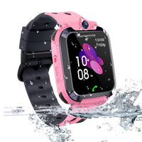 Themoemoe Kids Smartwatch Phone, Kids GPS Track Watch Waterproof Smart Watch for Kids 3-14 with SOS Anti-Lost Sim Card Smartwatch with Camera Birthday Gift for Boys Girls(Pink)