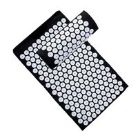 GoodKE Fitness Acupressure Mat Pillow Set Back Neck Pain Relieve Massage Yoga Pad Acupuncture