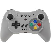 Mcbazel Bluetooth Wireless Pro Controller for Nintendo Wii U Gray