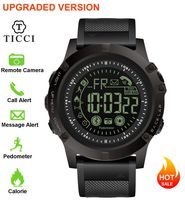 Upgraded T3 Electronic Fitness Tracker Digital Sports Bluetooth Smart Watch Waterproof Pedometer Remote Camera Incoming Call or Message Notification Reminder for iOS Android Smartwatch Men (Black)