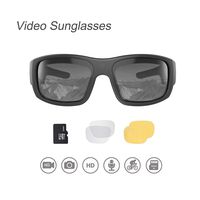 OhO Video Sunglasses,32GB 1080 HD Video Recording Camera for 1.5 Hours Video Recording Time with Built in 15MP Camera and Polarized UV400 Protection Safety and Interchangeable Lens