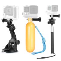 Neewer 9-in-1 Action Camera Accessory Kit for GoPro Hero 7 6 5 4 3 2 1, Hero Session, SJ4000/5000 Nikon and Sony Sports Camera, Includes Car Suction Cup, Selfie Monopod, Floating Hand Grip and More