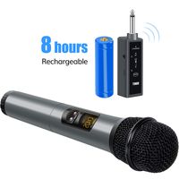 TONOR UHF Wireless Microphone Handheld Mic with Bluetooth Receiver 1/4 Output for Conference/Weddings/Church/Stage/Party/Karaoke, 65ft
