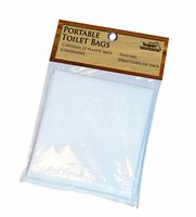 Texsport Disposable Urine, Fecal, Waste Bags for Portable Toilets