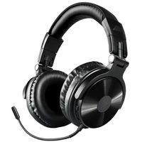 Bluetooth Over Ear Headphones, OneOdio Wireless/Wired 30 Hrs Stereo Bluetooth Headsets w/Extended Mic, Foldable Headset with Deep Bass, 50mm Neodymium Drivers for PC/Phone - Studio Wireless(Y80B)