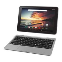 RCA Viking Pro 32GB Quad Core 10.1'' Hdmi Bluetooth WiFi Detachable Keyboard Android 6.0 (Silver)