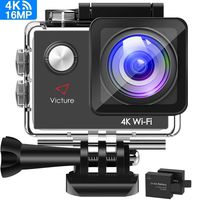 Victure AC600 Action Camera 4K WiFi 16MP UHD Sports DV Camera 30M Waterproof Underwater Camcorder