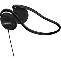 Maxell Stereo Neckbands - Stereo - Black - Mini-Phone - Wired - 32 Ohm - 16 Hz 24 kHz - Nickel Plated Connector - Behind-The-Neck - Binaural - Ear-Cup