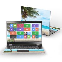 Mightyskins Skin Compatible with Lenovo Flex 5 15" (2017) - Beach Bum | Protective, Durable, and Unique Vinyl Decal Wrap Cover | Easy to Apply, Remove, and Change Styles | Made in The USA
