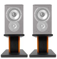 (2) 8" Wood Bookshelf Speaker Stands for Polk Audio TSi100 Bookshelf Speakers