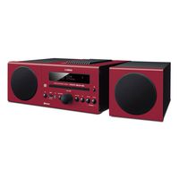 Yamaha MCR-B043RE Desktop Audio System, Red
