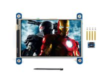 4inch HDMI LCD (H) 480x800 Resolution Resistive Touch Screen IPS Display HDMI Module for Raspberry Pi 3B+ /3B /2B B+ /3A+ /A+ /Zero/Zero W Support Raspbian/Ubuntu/Kali/Retropie