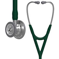 3M Littmann Cardiology IV Diagnostic Stethoscope, Standard-Finish Chest Piece, Hunter Green Tube,  Stainless Stem and Headset, 27 Inch, 6155