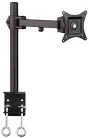 SIIG Tilt/swivel/rotate Single Extend Desk Mount for 13 to 27 Inches Monitor, Black (CE-MT0N11-S1)