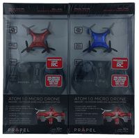 Propel RC Atom 1.0 Micro Drone Wireless Quadrocopter 2-Pack (Red/Blue)
