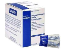 Surgilube Lubricating Jelly, 3 g Packet, Box of 144 (Surgical Lubricant sterile bacteriostatic)