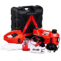 Electric Hydraulic Jack Set 12v by ROGTZ All-in-one Automatic 3 Ton car Lift Jack Set with Impact Wrench Car Repair Tool Kit